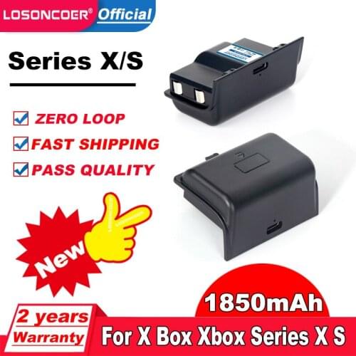 1850mAh For Microsoft Xbox Series X S Controller Rechargeable Battery Pack Spare Control Gamepad Wireless Charger Play