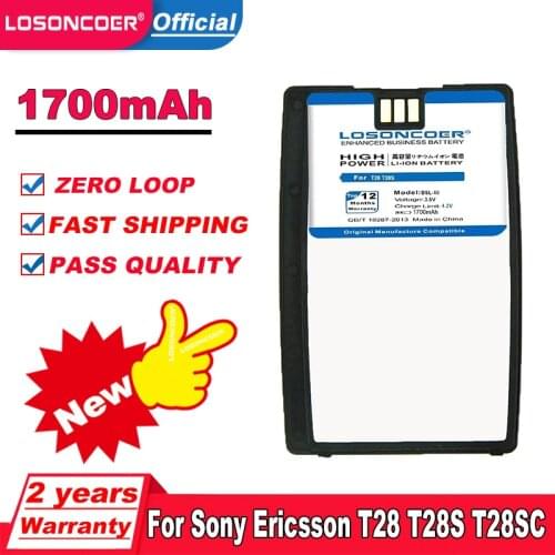 1250mAh BSL10 BSL-10 Battery For Sony Ericsson T28 T28S T28SC T29 T39 T520 T320 R520 R320 BUS-11 Mobile Phone Battery in stock