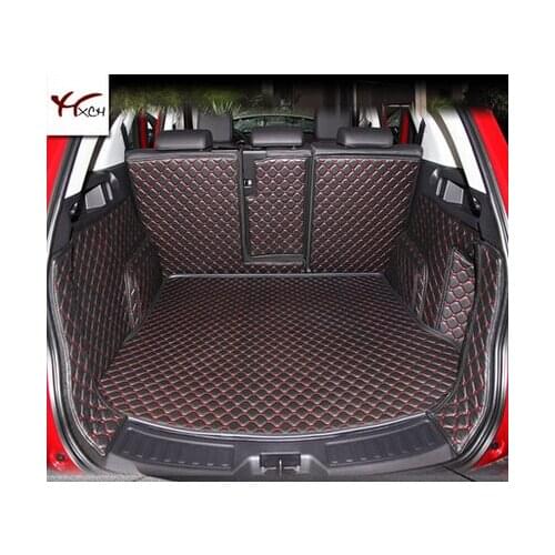 Good mats! Special trunk mats for Land Rover Discovery Sport 5seats 2017-2014 waterproof boot carpets cargo liner,Free shipping