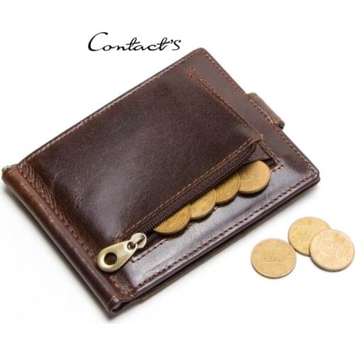Leather Card Holder Card Holder Fashion Cowhide Dollar Bill Holder Retro Card Holder Coin Purse