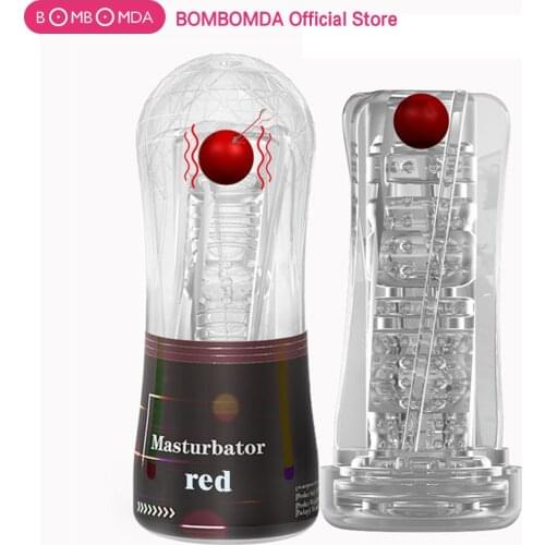 Reusable Vacuum Sex Cup Soft Pussy Transparent Vagina Sexy Pocket Male Masturbator Endurance Exercise Toys for Men Exercise