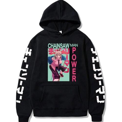 2021 Hot Anime Chainsaw Man Hoodie Anime Graphic Hoodie for Men Women Sportswear Makima Cosplay Adult Clothes