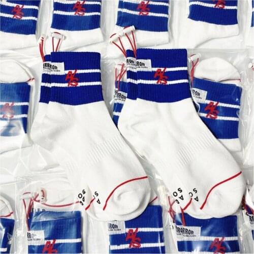 6Pairs Ader Women Weed Running Socks Skateboard White Cotton Stockings Funny Skater Soccer Streetwear