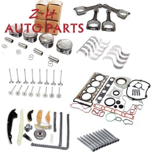 NEW 06J107065Bs 1.8T piston assembly and repair kit 21MM and 13-piece sleeve size tile connecting rod valve screw 1400