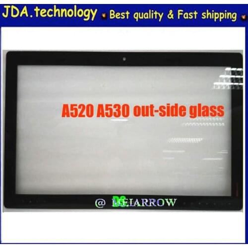 Free DHL/EMS Fast shipping! New LCD front glass for 23" Lenovo ideacentre A520 A530 out-side glass w/3M adhesive tape