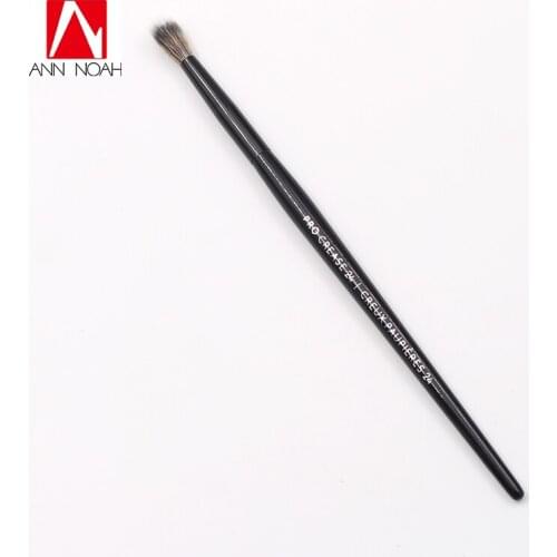 New Black Long Wood Handle Flame Tip No.24 Makeup Eye Pro Crease Blending Brush