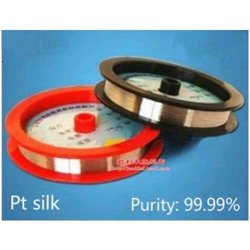 Platinum wire, platinum wire electrode, electrophoresis cell anode flame color reaction platinum wire. Purity 99.99