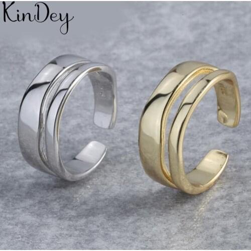 Romantic Charming Open Chains Ring for Women Vintage Boho Party Rings Gothic Punk Jewelry Gifts for Girls 2021