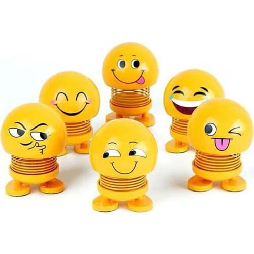 Happy car decoration cute creative funny villain spring shaking his head doll spring car decoration free shipping