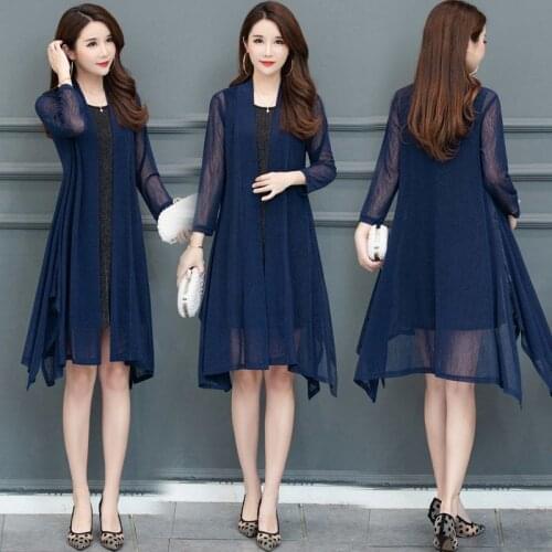 Mesh Sunscreen Clothing Thin Coat 2021 New Arrival Spring Summer Womens Solid Long Sleeve Casual Cardigan Jacket Women Y985