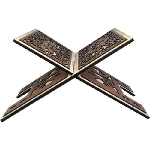 Modern Mahi Max Wood Lectern Carving Embroidered Pattern 45 cm coffe table table basse