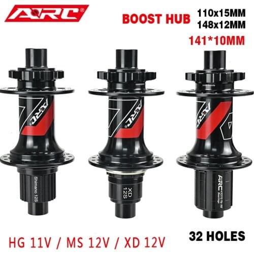 ARC BOOST Hub 32 Holes Aluminum Alloy Front 15x110 Rear 12x148 MTB Mountain Bike Hub Hyper Glide / Micro Spline / Sram XDR 12V