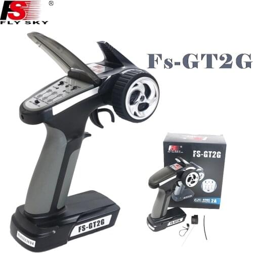Register shipping Original Flysky FS-GT2G 2.4GHz Transmitter With Receiver Set For RC Car And Rc Boat Parts VS Flysky FS-GT2