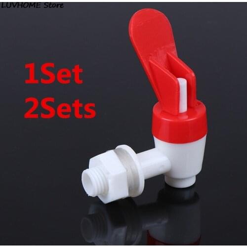 1/2Sets Plastic Faucet Glass Wine Bottle Jar Wine Barrel Tank Faucet With Filter Wine Valve Water Dispenser Switch Tap Bibcocks