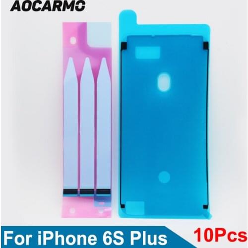 10Sets/Lot Aocarmo For iPhone 6S Plus 5.5" 6SP LCD Display Screen Adhesive + Battery Anti-Static Sticker Glue Tape Replacement