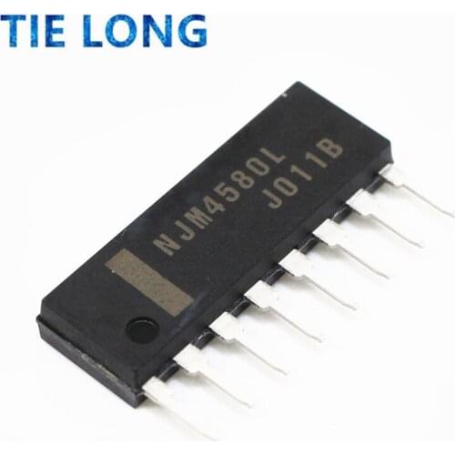 10pcs/lot NJM4580L NJM4580 SIP-8 best quality IC