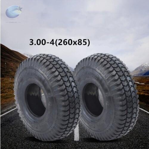 2pack 3.00-4 260x85 Utility Dolly Hand Truck Tire for Razor E300, Razor E325 Honda Minimoto Sport Racer Electric Scooter Tire