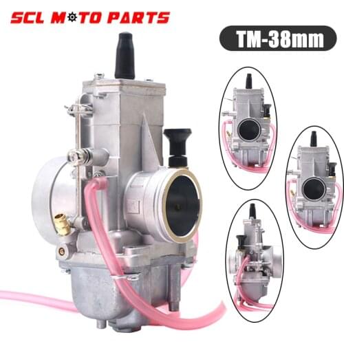 Alconstar-Racing Mikuni TM38 38mm Flachschieber Vergaser Carburetor For Mikuni HONDA CR250 KAWASAKI ATV YAMAHA Carburedor