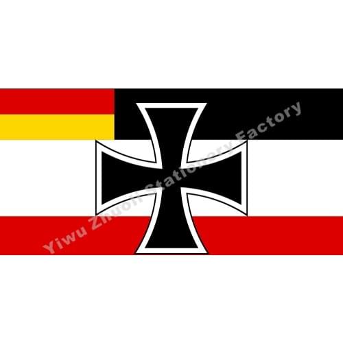 Germany Weimar Republic (jack) Flag 150X90cm (3x5FT) 120g 100D Polyester Double Stitched High Quality Banner Free Shipping