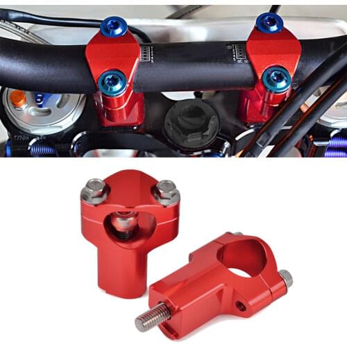 1/8" 28mm Motorcycle Handlebar Riser Bar Clamp Mount For KTM EXC EXCF XC XCF XCW XCFW SX SXF Freeride 250 R 350 690 Enduro SMC
