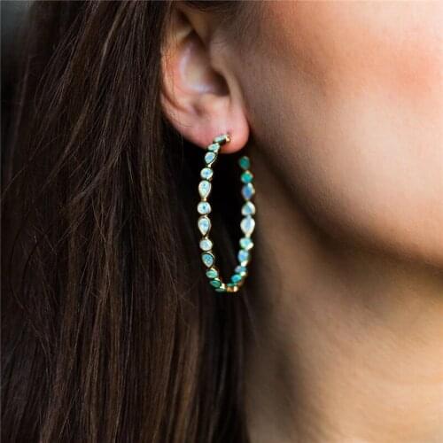Ojiwan Women's Gold Earrings