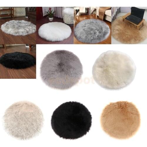 Fluffy Carpet Floor Blanket Area Rug Play Mat Crawling Cushion Bay Window Carpet