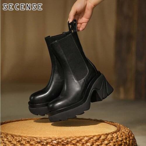 Женские высокие сапоги SECENSE China At AliExpress