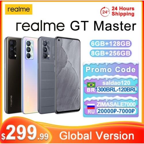 Realme GT Master Edition Global Version 5G Smartphone 6GB+128GB/8GB+256GB 6.43" Snapdragon 778G Octa-core 120Hz Super Dart 65W