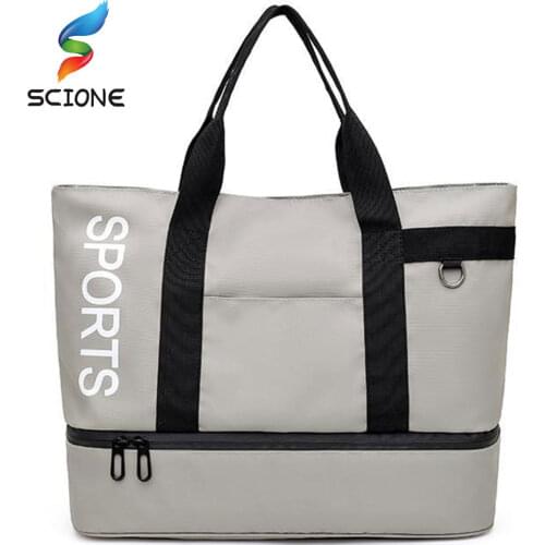 Gym Bag Dry Wet Travel Large Capacity Fitness Bag For Men Handbags Women Nylon Luggage Bag With Shoes Pocket Traveling XA217Y