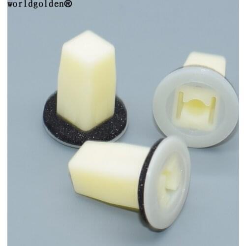 Worldgolden 100pcs auto clip Rear Side Truck Trim Screw Grommet #8 Screw Size for Mitsubishi MU480034,MU480032,MU480036