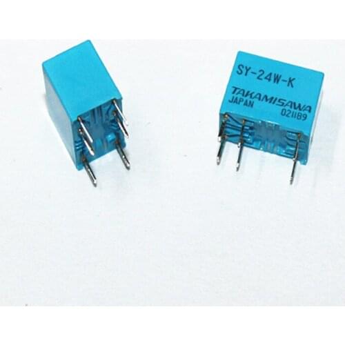 2PCS/LOT free shipping new original relay SY-5W-K SY-9W-K SY-12W-K SY-24W-K 1A 6pins