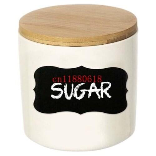 3600pcs/lot Free Shipping 35*50mm Blackboard Sticker Craft Kitchen Jar Organizer Labels Chalkboard Chalk Board Stickers Black