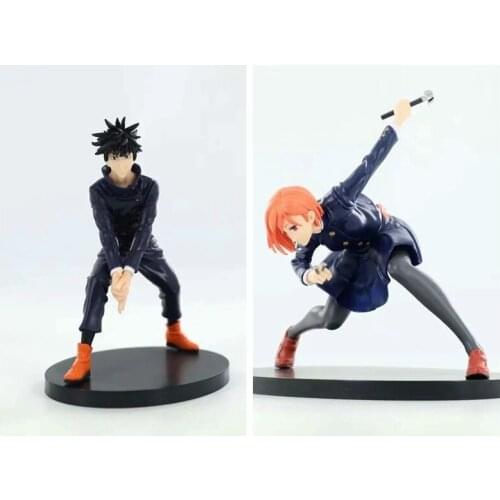 Anime Conjuration Back Battle Fushiguro Megumi Kugisaki Nobara Combat Edition Doll Boxed Figure Approx 16cm