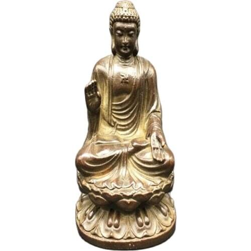 Antique bronze Sakyamuni Buddha ornament