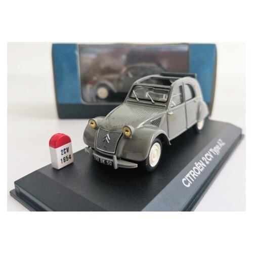 Atlas 1:43 Citroen 2CV Type AZ Alloy Metal Diecast Cars Model Toy Vehicles For Children Boy Toys gift