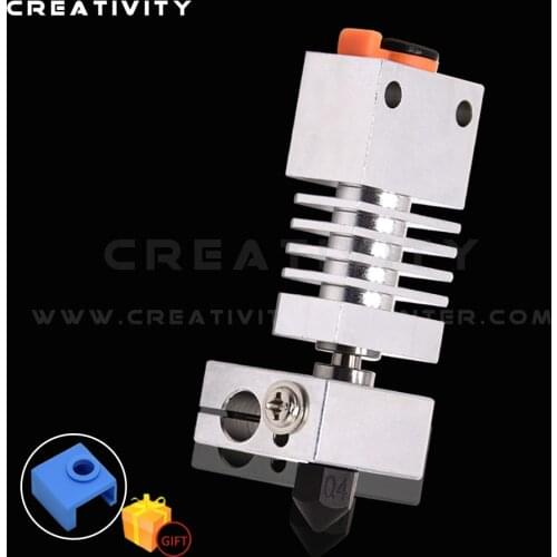 Creativity Upgrade CR10 All Metal Hotend Extruder Kit Set Flexible Titanium Heat Break For Ender-3 CR10S Micro Swiss 3D Printer