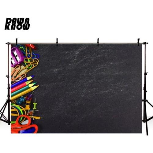 DAWNKNOW Blackboard Pencil Photography Background Backdrop For Photographers Photocall Shoot Kids Children Photo Studio lv2325