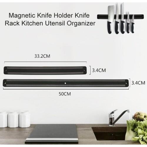 Knife Holder Knife Stand Magnetic Holder For Knives Kitchenware Tools Accessories Magnet For Knives Kitchen Storage Wall Block