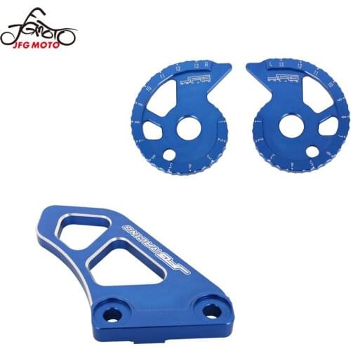 Motorcycle Chain Guide Guard Sprocket Protector and Accessories CNC Chain Adjuster Regulator For YAMAHA XT250 2008-2021
