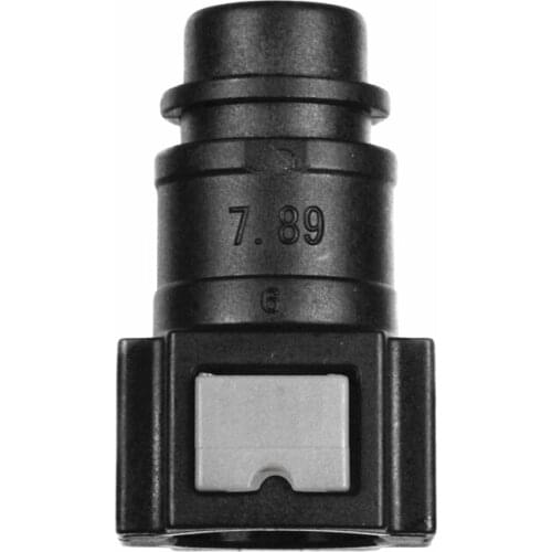 Straight garden hose fuel line quick connector blanking cap