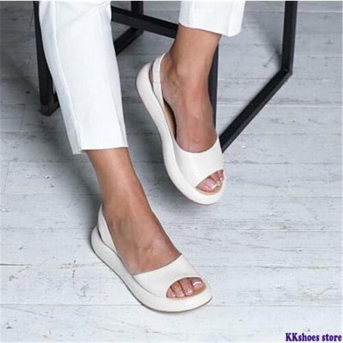 New 2020 Women Sandals Flip Flops New Summer Fashion Rome Slip-On Breathable Non-slip Shoes Woman Slides Solid Casual Female