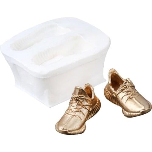 Creative Shoes Silicone Mold Fondant Molds Casual Hiking Shoes Chocolate Cake Decorating Tools DIY Cake Candy Mould Baking Tools