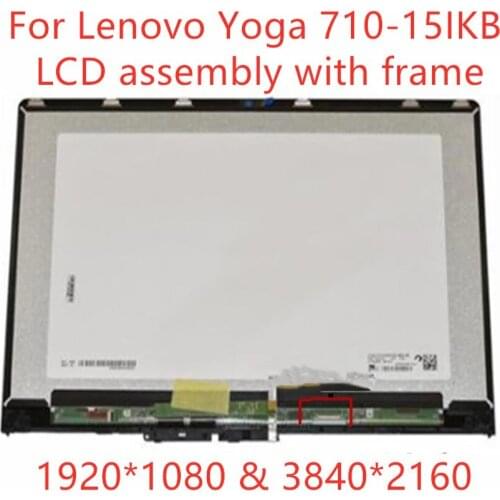 15.6" FHD UHD 1920*1080 3840*2160 LCD LED Touch Screen Assembly replacement For Lenovo 710-15IKB 80V5 710-15ISK 80U0 5D10M14145
