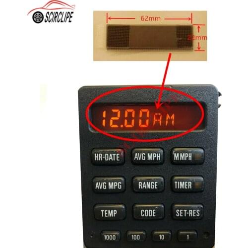 13 Button OBC Clock LCD Repair Display for BMW E30 E28 Board computer BC1 OBC 325i 325e 325is 325ic 528e 535i