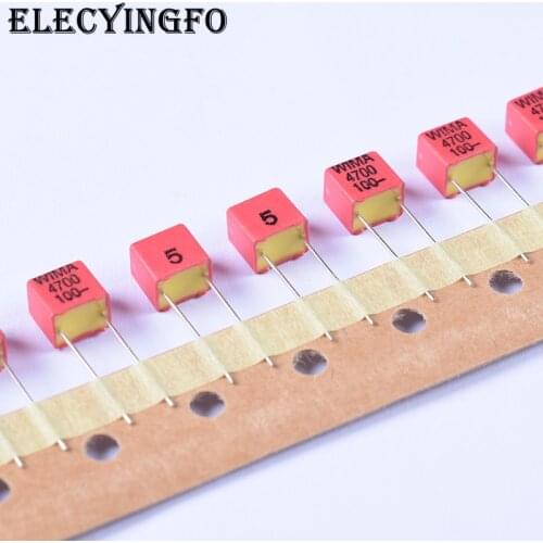 10PCS/50PCS WIMA FKP2 4700pF 100V 100V4700PF 5% Foil Film Capacitor 472