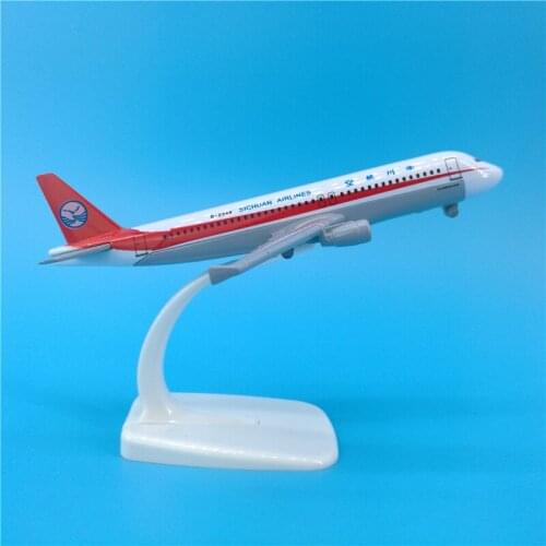 16CM 1:400 Scale China Sichuan Airlines Airbus A320 Airplane Model Metal Diecast Aircraft Plane Toys Kids Gift Display