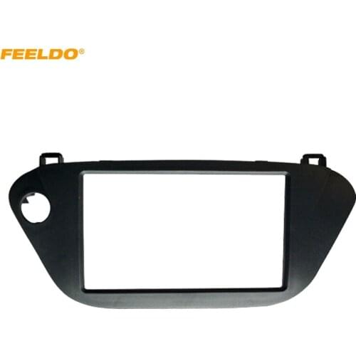 FEELDO Car 2DIN Radio Audio Fascia Panel Frame Adaptor For TOYOTA Vista (V50) Dashboard Plate Frame Installation Fit Kit #HQ4860