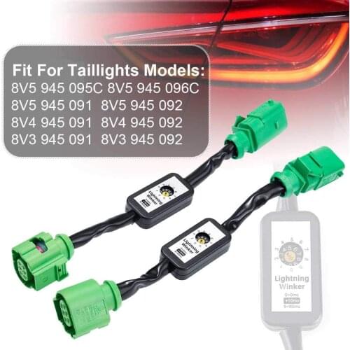 Car Dynamic Turn Signal LED Taillight Add-on Module Wire Indicator Left&Right Tail Light For Audi A3 8V 2013-2018 car accessries