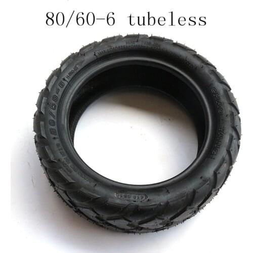 80/60-6 Tubeless tire For E-Scooter Motor Electric Scooter Go karts ATV QuadSpeedway 8.5 inch tire scooter