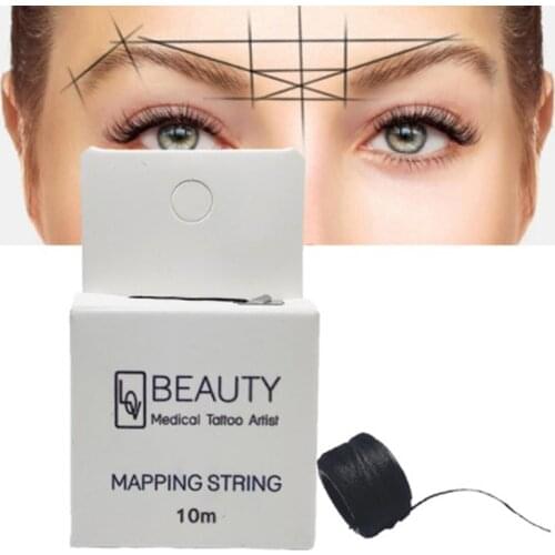 Mapping Pre-ink String For Microblading Eyebow Make Up Dyeing Liners Thread